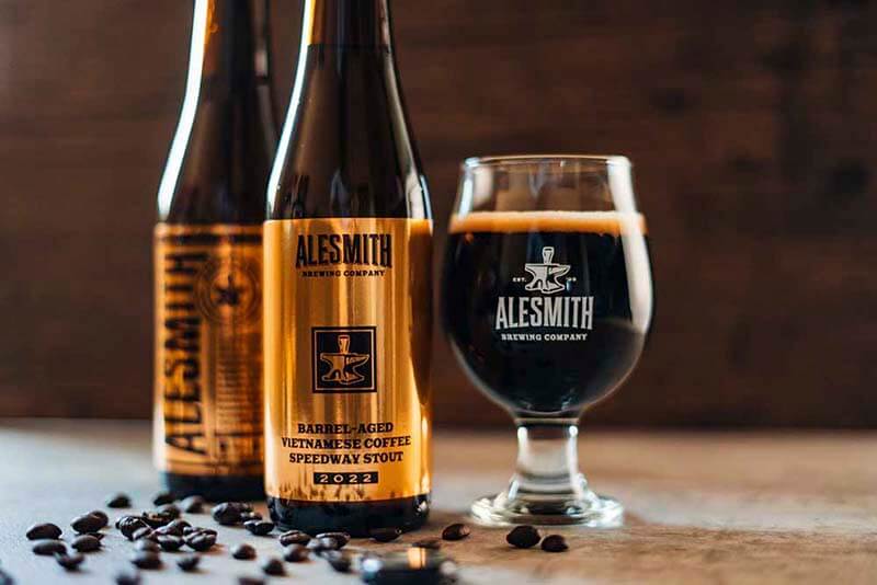 Photo of Alesmith Brewing's Barrel-Aged Vietnamese Coffee Speedway Stout coffee beer