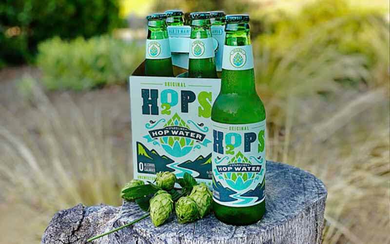 Promotional photo of H2OPS hop water