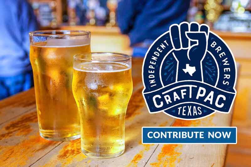 A promtional photo for the Texas Craft Brewers Guild Craft Pack Independent Brewers seal