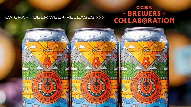 A promotional photo for the CA Craft Beer Week Releases featuring Brewers Collaboration