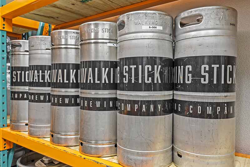 walking stick brewing company sixtels