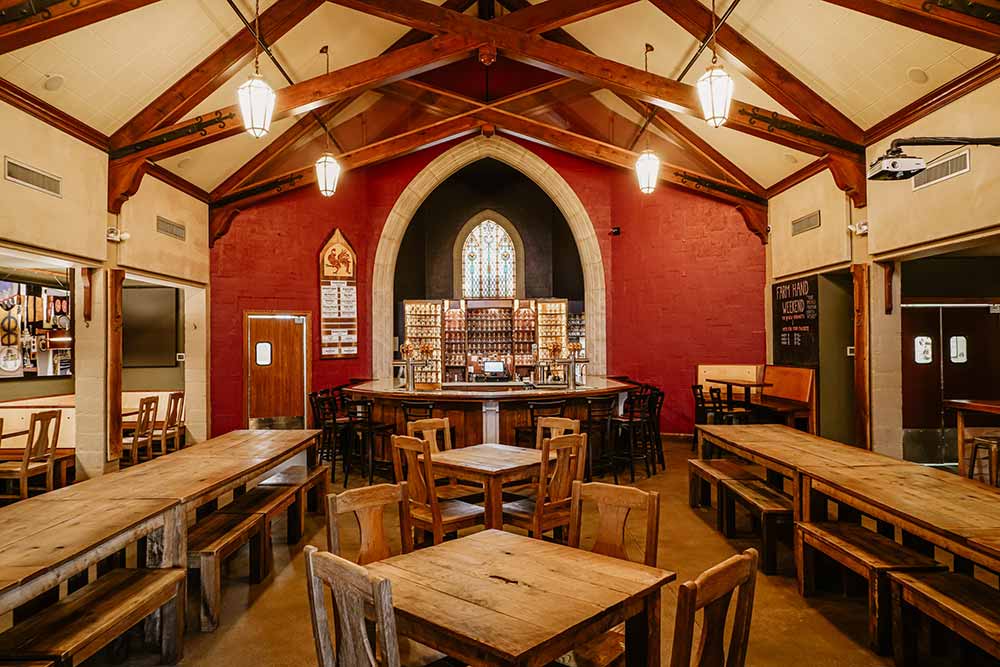 brewery vivant chapel interior leed certification