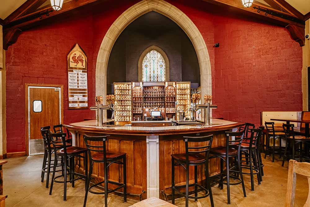 brewery vivant chapel interior leed certification