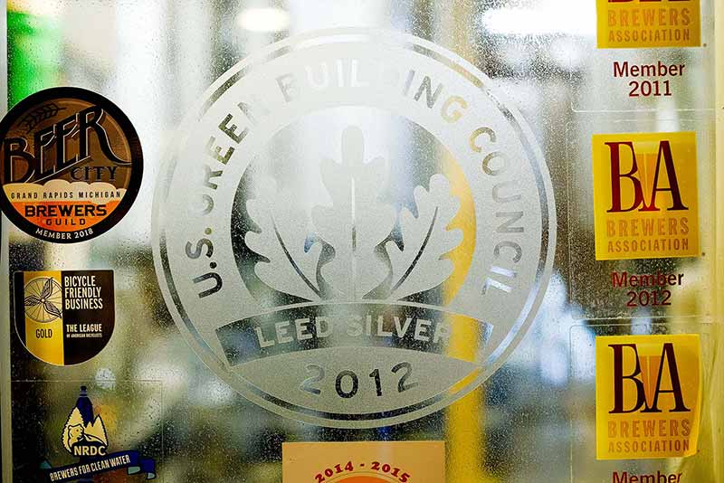 brewery viviant leed certification decal