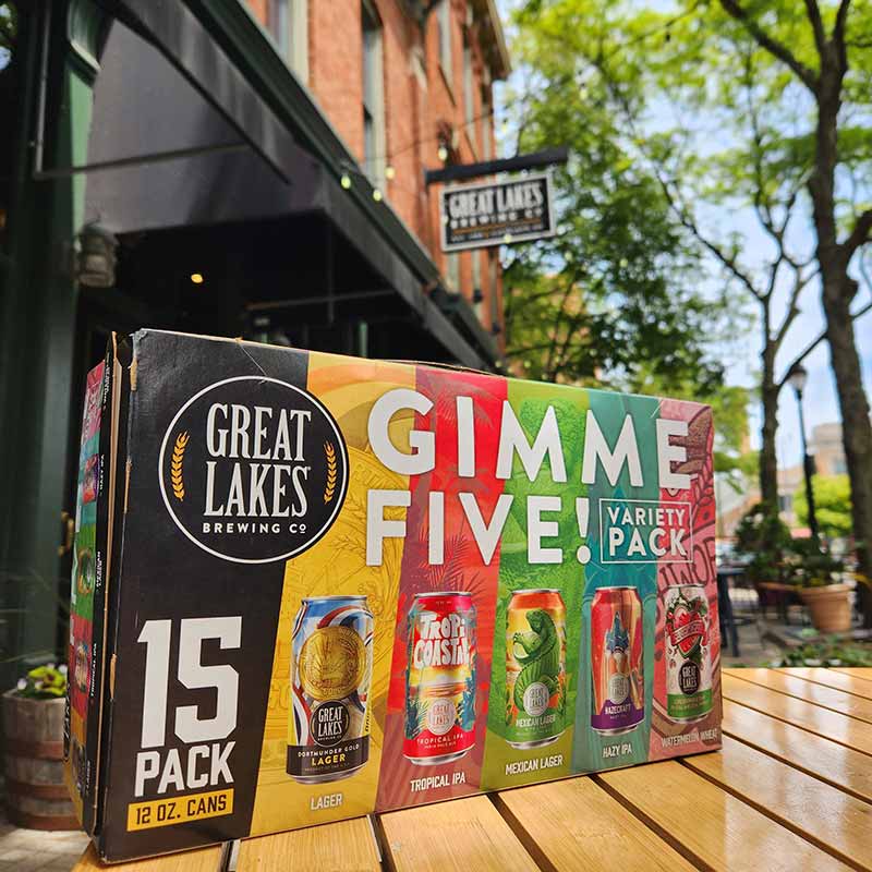 great lakes brewing company gimme five! beer variety packs