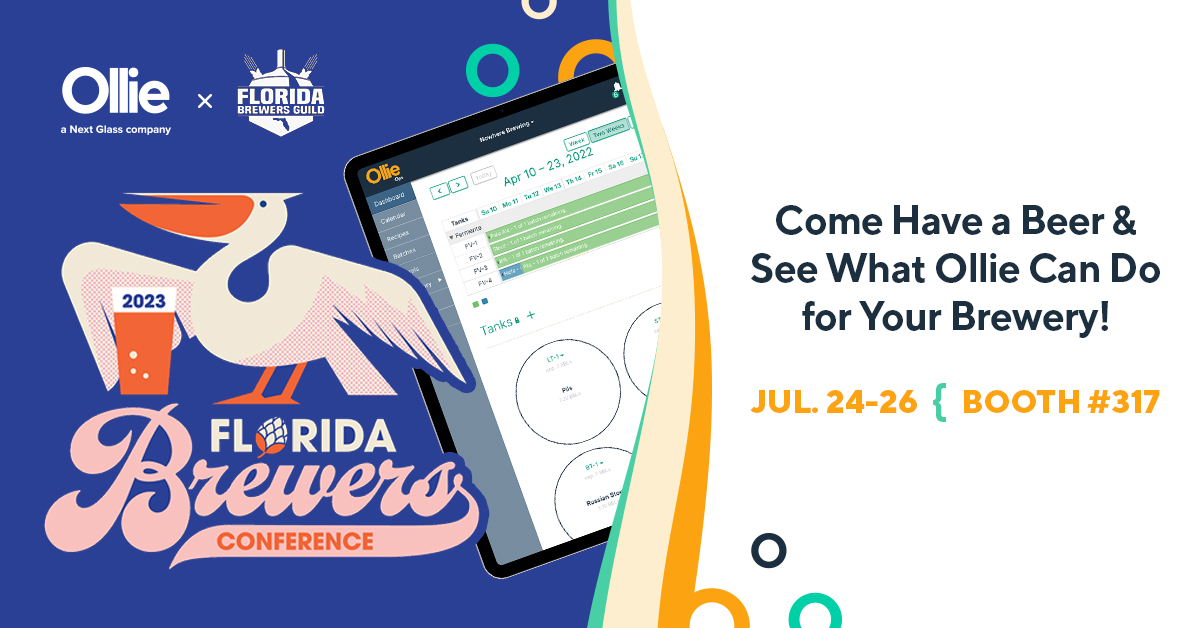 Ollie will be at the 2023 Florida's Brewer Conference