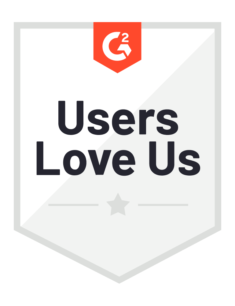 G2 - Users Love Us performance badge