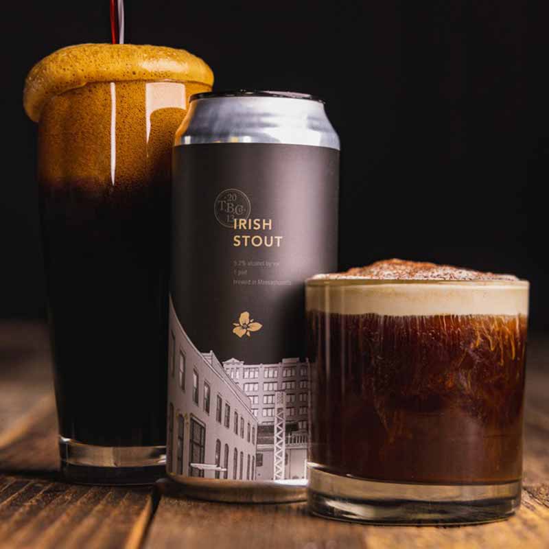 A promotional photo for Trillium's Irish Stout