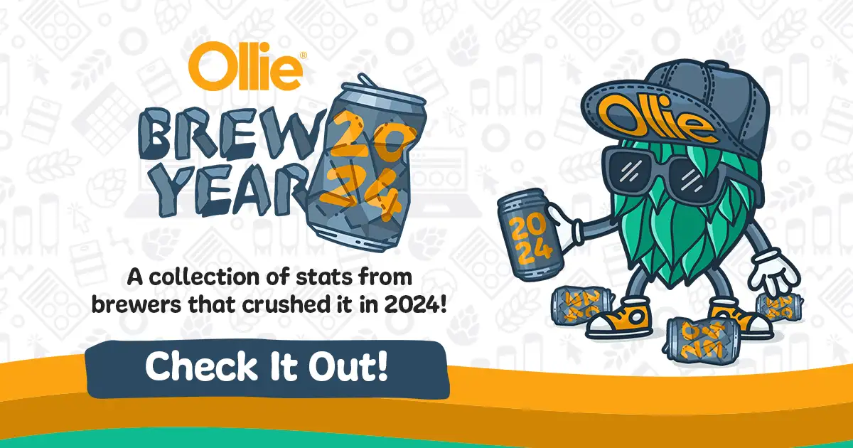 Brew Year 2024 - Stats From Ollie Brewers