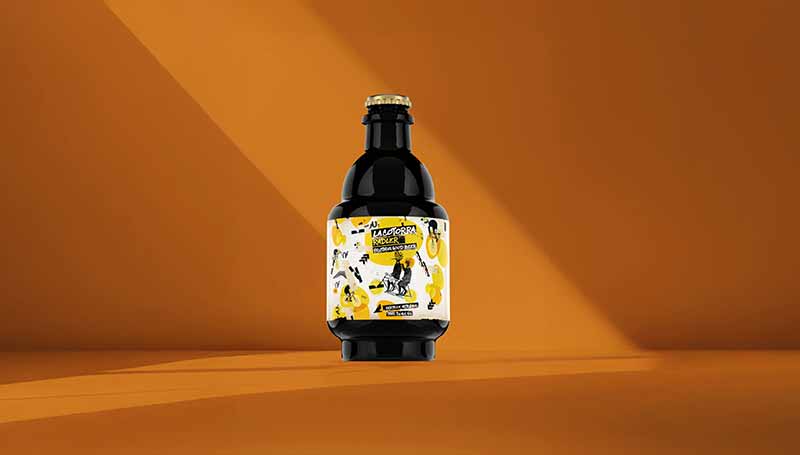 A unique stock bottle from Berlin Packaging’s “Fantasy” beer packaging collection