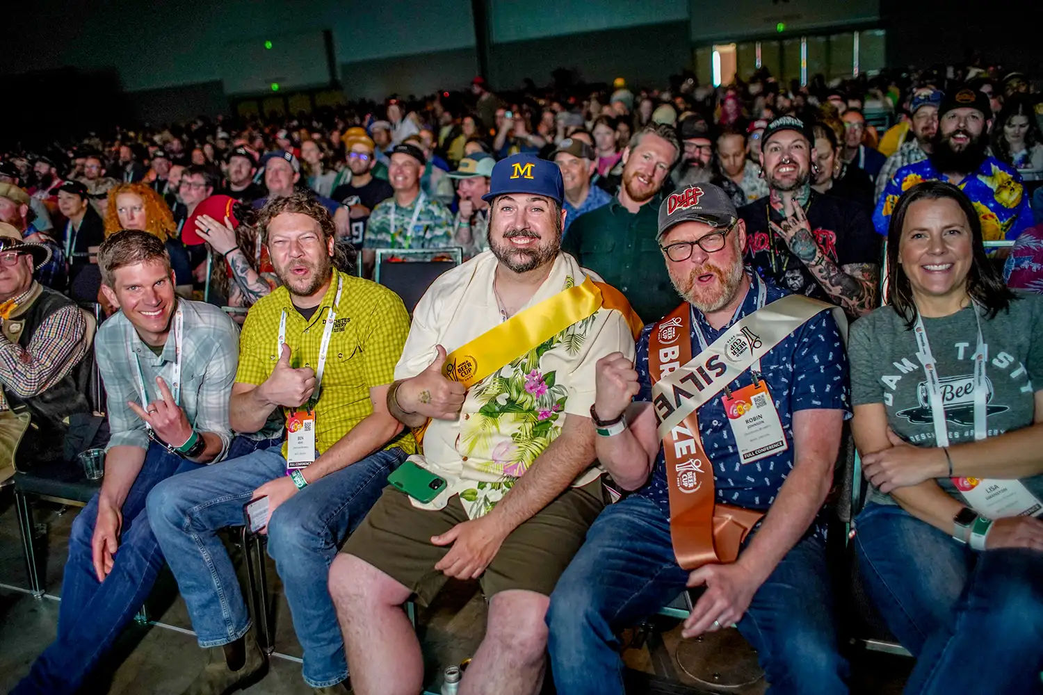 A shot of the audience at the 2025 World Beer Cup